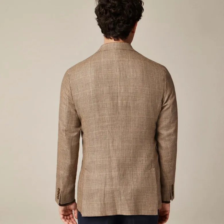 Crosby Classic-fit blazer in English wool-linen blend