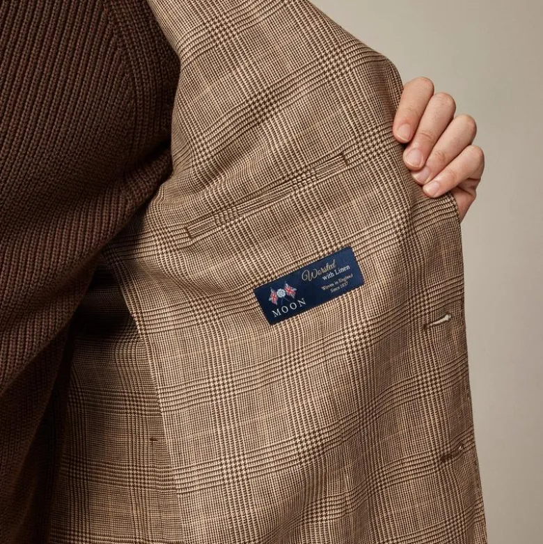 Crosby Classic-fit blazer in English wool-linen blend