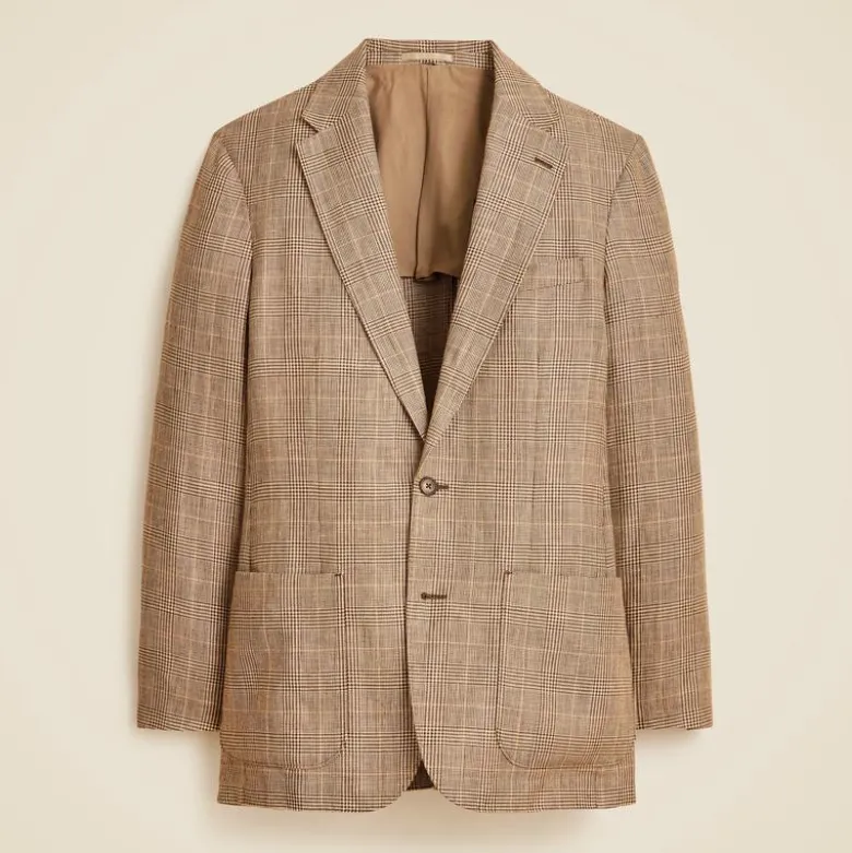 Crosby Classic-fit blazer in English wool-linen blend
