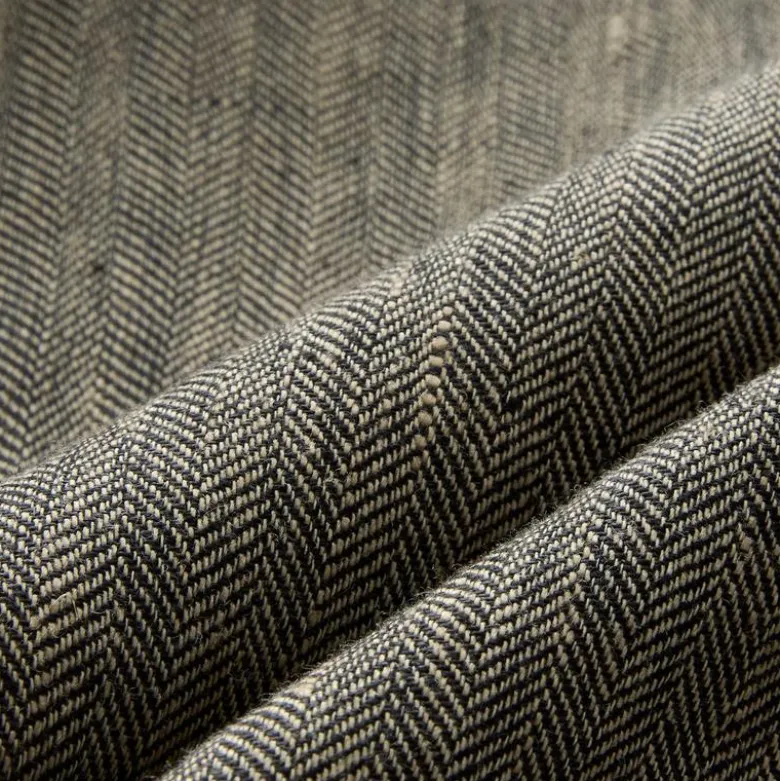 Crosby Classic-fit suit jacket in linen herringbone twill