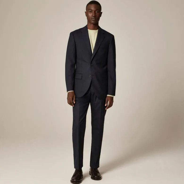 Crosby Classic-fit suit jacket in Italian wool