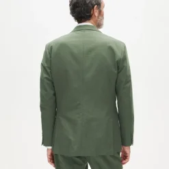 Crosby Classic-fit suit jacket in Baird McNutt Irish cotton-linen blend