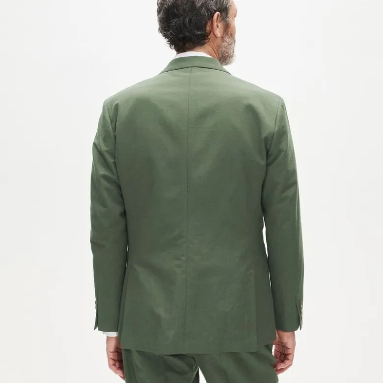 Crosby Classic-fit suit jacket in Baird McNutt Irish cotton-linen blend