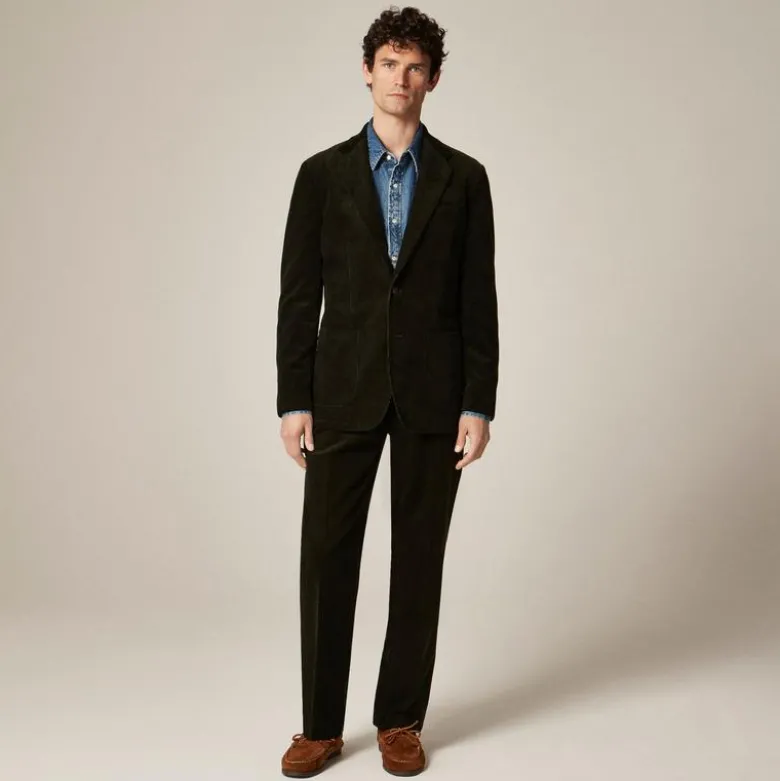 Crosby Classic-fit suit jacket in Italian corduroy