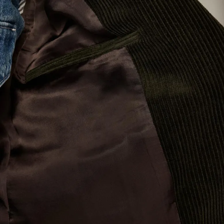 Crosby Classic-fit suit jacket in Italian corduroy