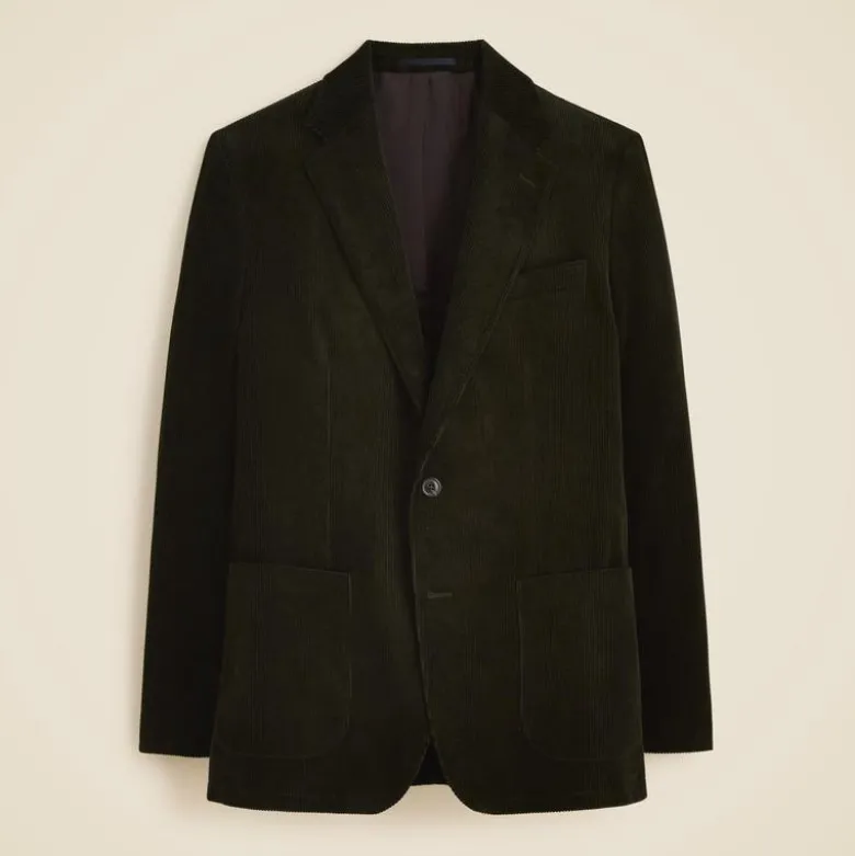 Crosby Classic-fit suit jacket in Italian corduroy