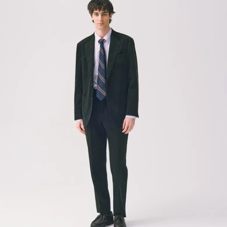 Crosby Classic-fit suit jacket in Italian corduroy