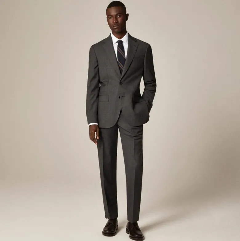 Crosby Classic-fit suit jacket in Italian worsted wool