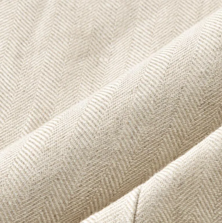Crosby Classic-fit suit jacket in linen herringbone