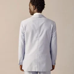 Crosby Classic-fit suit jacket in Portuguese cotton oxford