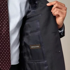 Crosby Classic-fit suit jacket in Italian worsted wool