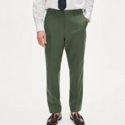 Crosby Classic-fit suit pant in Baird McNutt Irish cotton-linen blend