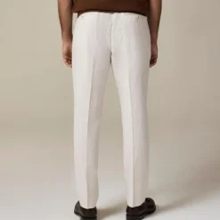 Crosby Classic-fit suit pant in Irish cotton-linen blend