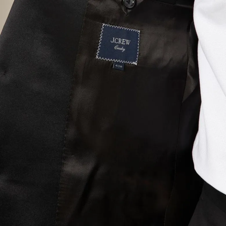 Crosby Classic-fit tuxedo jacket in Italian wool