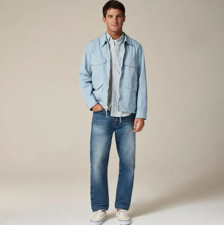 Cruiser jacket in cotton poplin