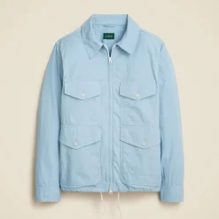 Cruiser jacket in cotton poplin