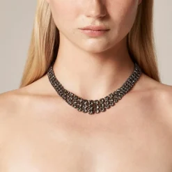 Crystal collar necklace