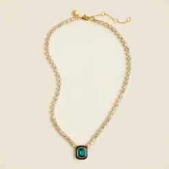 Cupchain gemstone pendant necklace