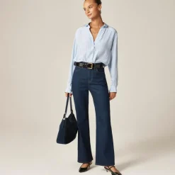 Curvy Charley kickout cropped jean