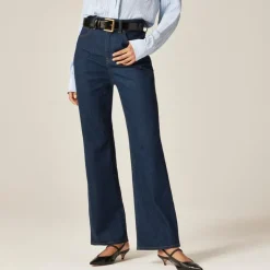 Curvy Charley kickout cropped jean