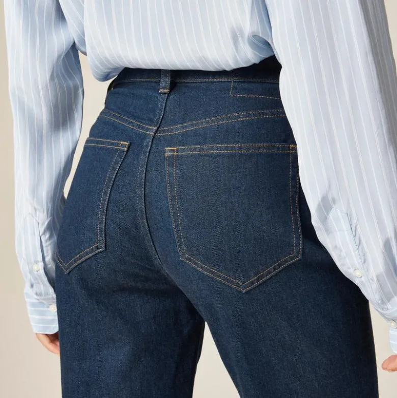 Curvy Charley kickout cropped jean