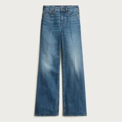 Curvy denim trouser jean