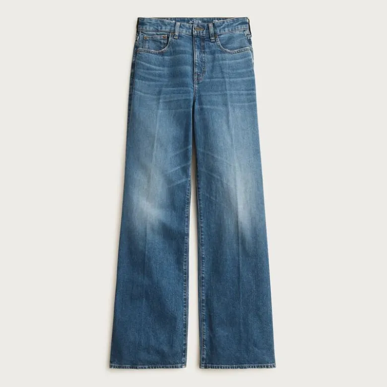 Curvy denim trouser jean
