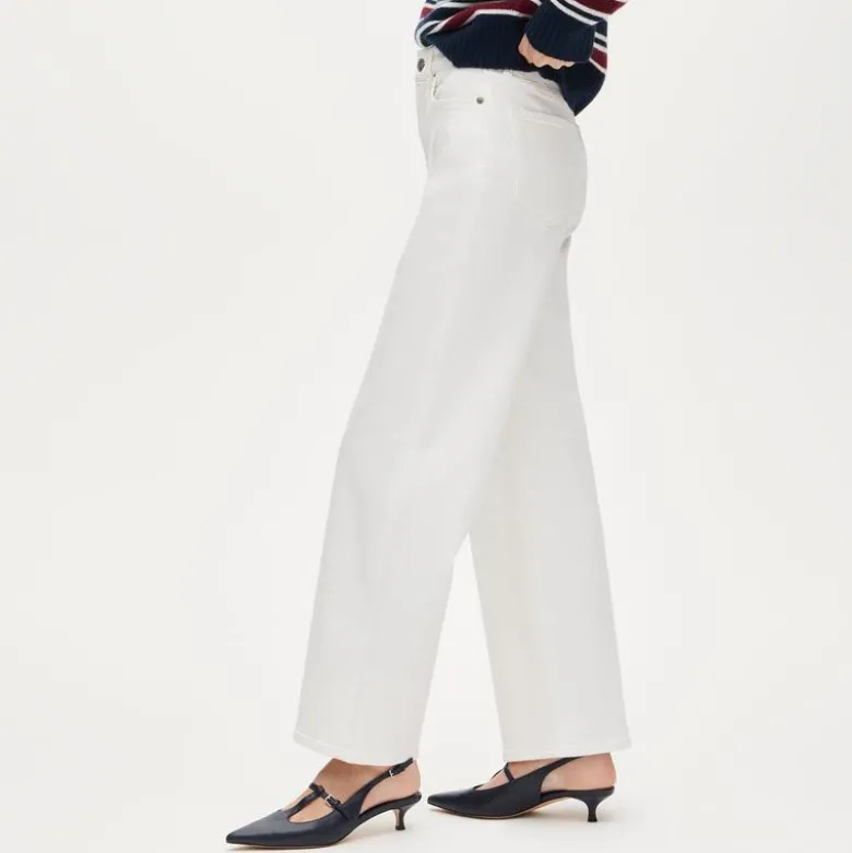 Curvy slim-wide jean
