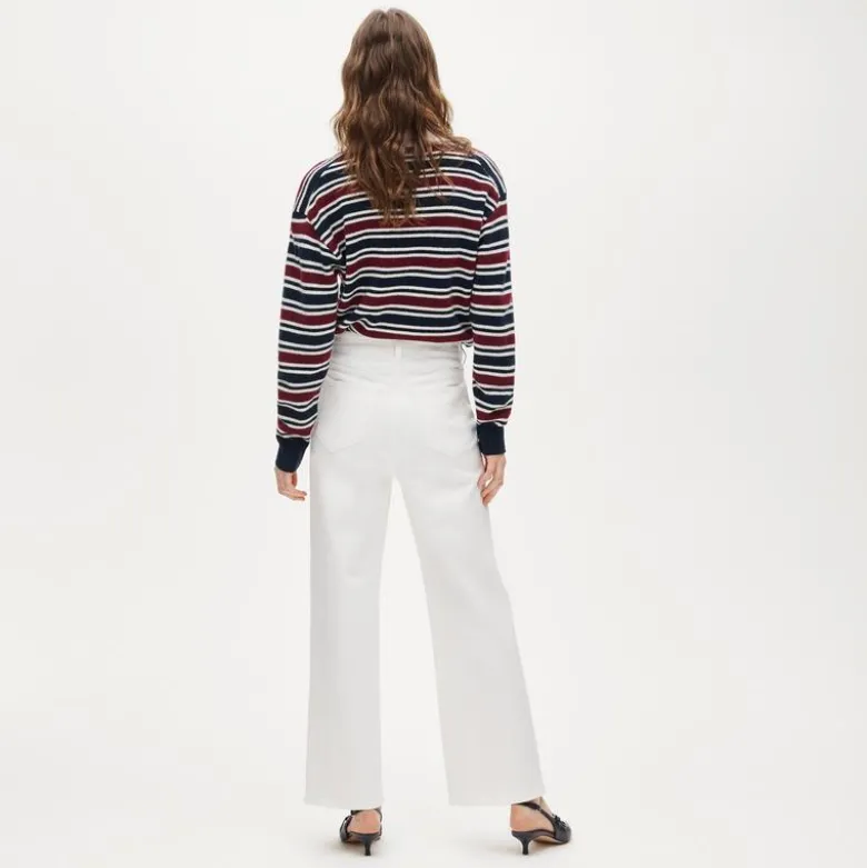 Curvy slim-wide jean