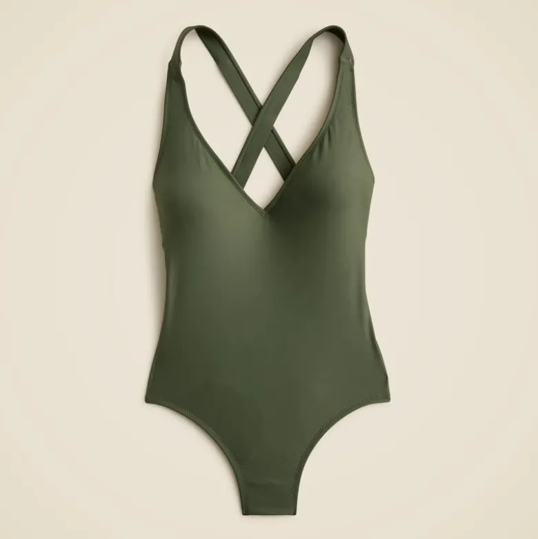 DD plunge one-piece swimsuit