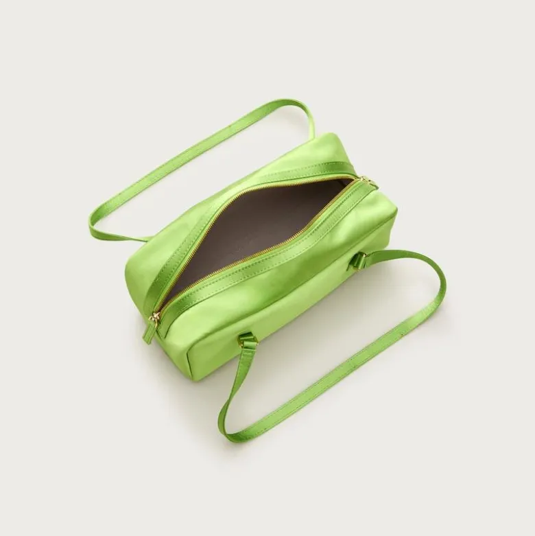 Delphine shoulder bag in satin