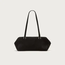 Delphine shoulder bag in suede