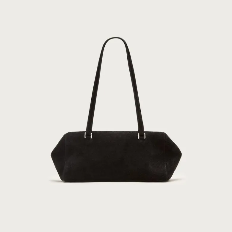 Delphine shoulder bag in suede