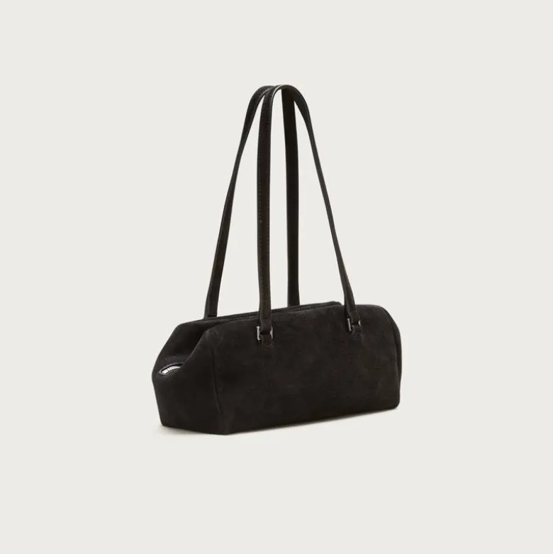 Delphine shoulder bag in suede