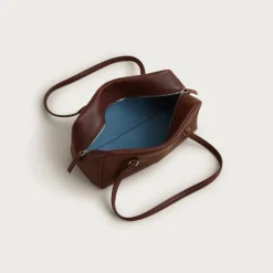 Delphine shoulder bag in novelty leather