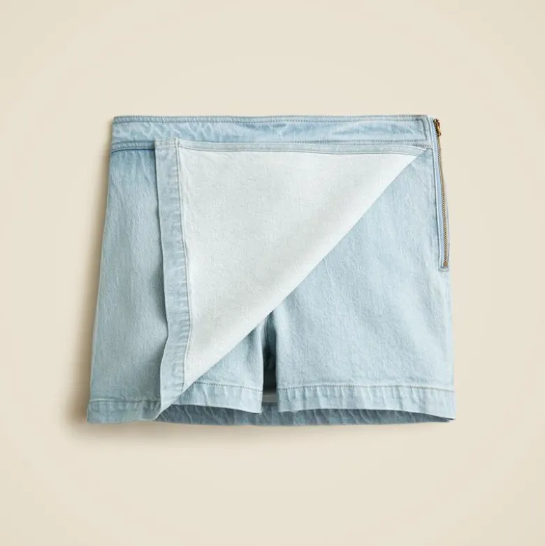 Denim skort