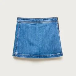 Denim skort