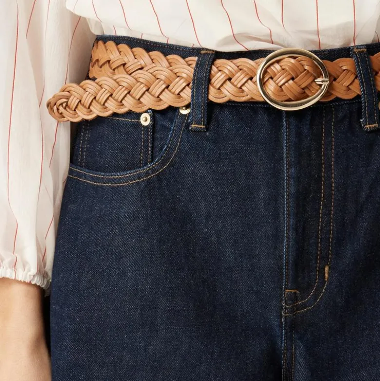 Denim trouser short