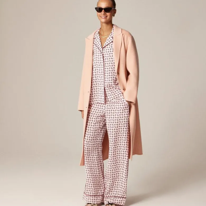 Drapey camp-collar shirt in paisley print