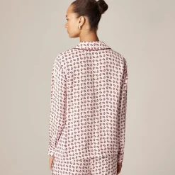Drapey camp-collar shirt in paisley print