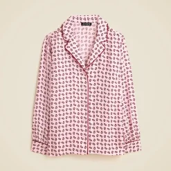 Drapey camp-collar shirt in paisley print
