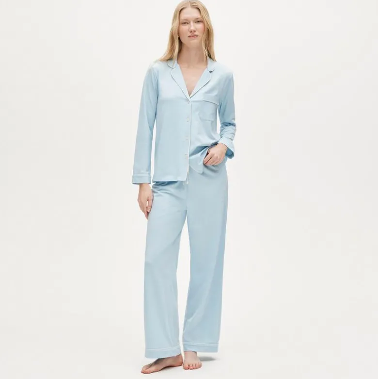 Dreamy cotton-blend pajama pant set