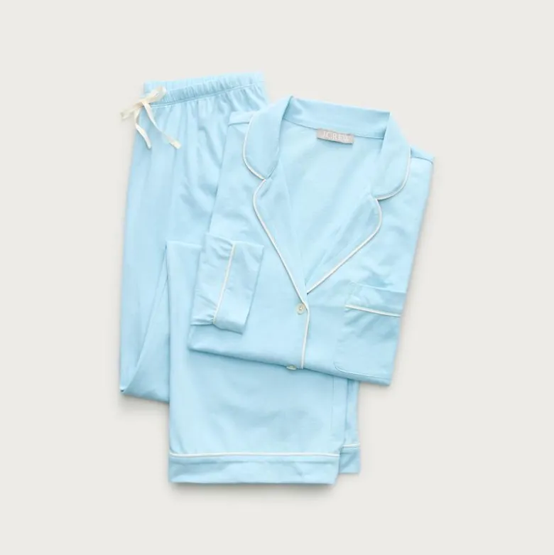 Dreamy cotton-blend pajama pant set
