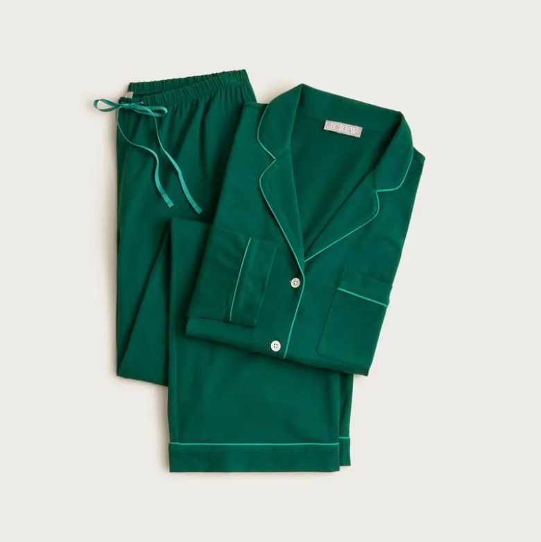 Dreamy cotton-blend pajama pant set