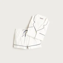 Dreamy cotton-blend pajama short set