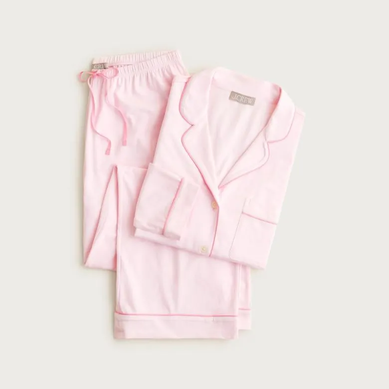 Dreamy cotton-blend pajama pant set