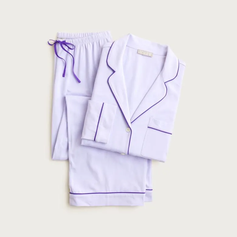 Dreamy cotton-blend pajama pant set