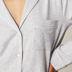 Dreamy cotton-blend pajama pant set