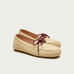 Driving loafers in suede with two sets of laces