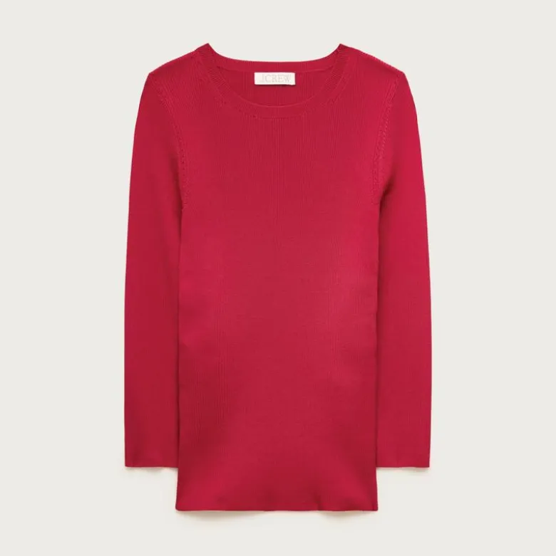 Elbow-sleeve sweater
